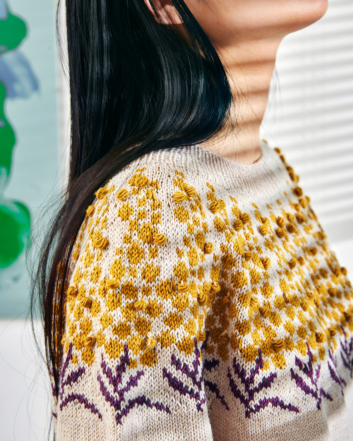 Knitting Pattern: Kultapiisku Sweater (by Anna Johanna) (PDF