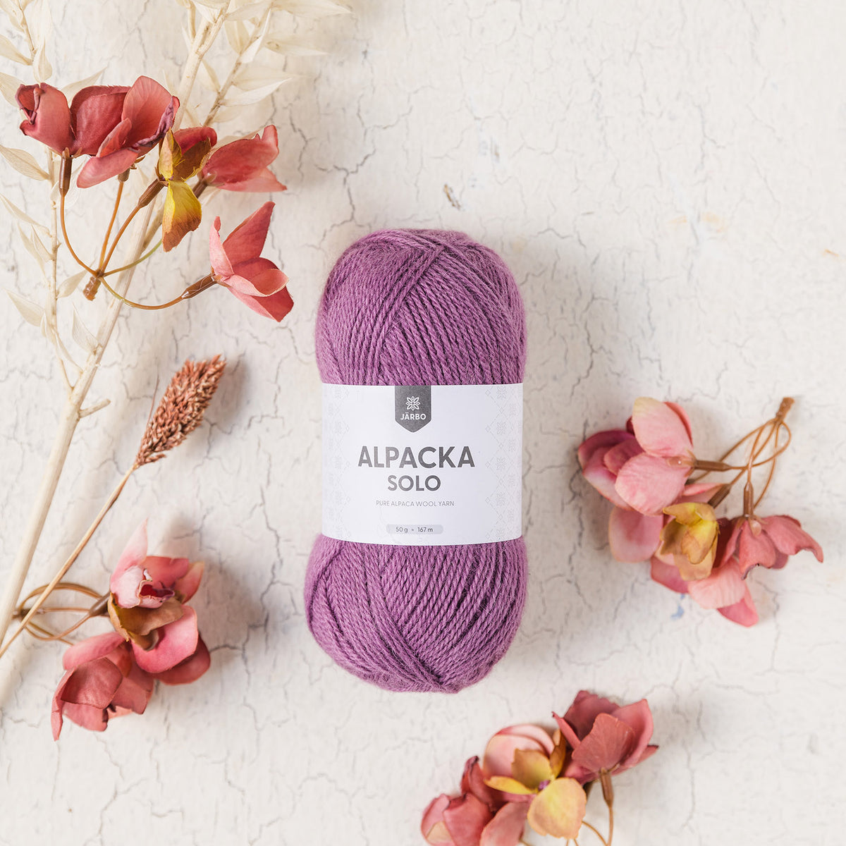 Järbo Alpacka Solo -alpakkalanka (syreeni) | Kotona-kaupat – Kotona Shop