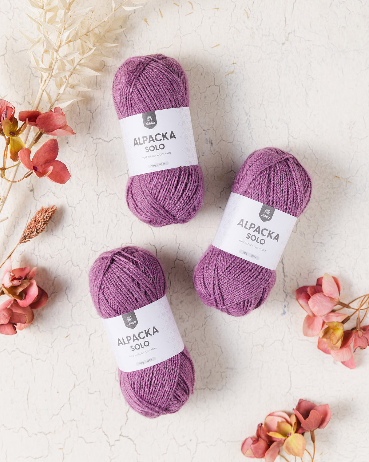 Järbo Alpacka Solo -alpakkalanka (syreeni) | Kotona-kaupat – Kotona Shop